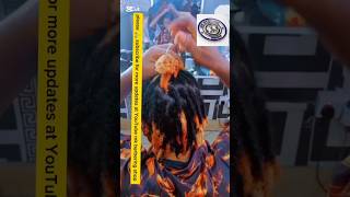 applying of Gold dye on the tip of Rasta for women 🔥🔥🔥🇬🇭🇩🇪🇨🇦🇺🇸🇮🇪🇨🇩💯 [upl. by Allesor]