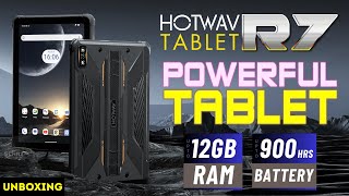 R7 Hotwav 101quot Tablet 2024  12GB RAM  256GB  900 Hrs Battery ⫸ UNBOXING REVIEW [upl. by Beebe]