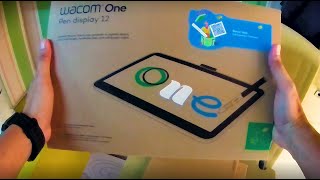 Wacom One 12 2023 UNBOXING [upl. by Sirref]