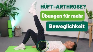 HüftArthrose Die 2 einfachsten Übungen für mehr Beweglichkeit [upl. by Sergu]