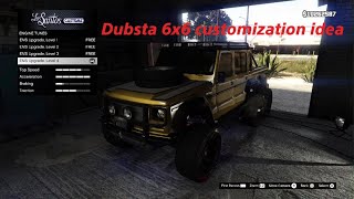 Gta 5 Dubsta 6x6 customization idea [upl. by Laet661]