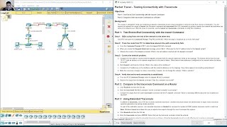 11323 Packet Tracer  Test Connectivity with Traceroute [upl. by Garwin]