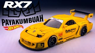 Mazda RX7 LBWK Arief Muhammad Hot Wheels Custom [upl. by Freddy]