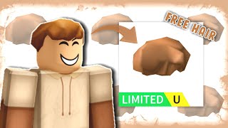 CARA DAPETIN ITEM GRATIS DI ROBLOX😍 FREE ITEM Short Brown Hair [upl. by Canotas357]