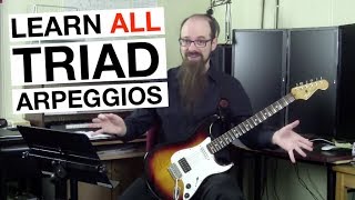 How To Learn All The Arpeggios On Your Guitar [upl. by Hazelton827]