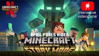 APRIL FOOLS Minecraft Story Mode  Season Two  INTERACTIVE VIDEO GAME [upl. by Nino]