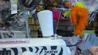 Brother Sewing Machine How to spool the Bobbin [upl. by Denbrook813]