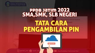 Cara Pengambilan PIN PPDB JATIM 2024 [upl. by Standish836]