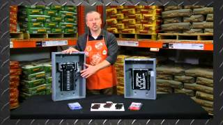 Square D Homeline Load Centers and Circuit Breakers  The Home Depot [upl. by Eninahs]