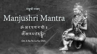 Manjushri Mantra for Sādhana in Sanskrit 108 Times  NO MUSIC   Anup Panthi [upl. by Nnylamme]