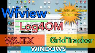 Super DX Combo  Wfview Log4OM WSJTX GridTracker [upl. by Carly916]