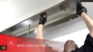 How to Flush Mount an Infratech W or WD Series Electric Heater [upl. by Roots933]