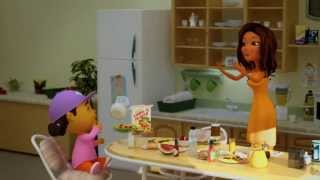 Baby Tutu Goisco Cornflakes TV commercial [upl. by Ymmak]