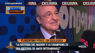 🚨 ¡Entrevista EXCLUSIVA a FLORENTINO PÉREZ en EL CHIRINGUITO [upl. by Einafit852]