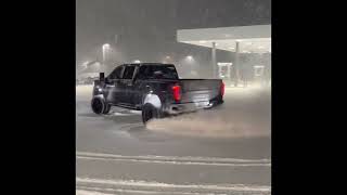 2022 Deleted L5p Denali Duramax Snow Donuts and Drifts [upl. by Snahc]