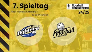 Floor Fighters Chemnitz vs TV Schriesheim  7 Spieltag  1 FloorballBL Herren 2425 [upl. by Dranyar]