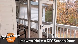 How to Make a DIY Screen Door [upl. by Bucella]