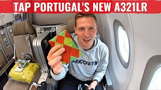 Review TAP AIR PORTUGALs NEW A321LR in BUSINESS CLASS  NARROW BODY LUXURY [upl. by Nivart927]