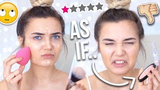 I TRIED FULL FACE OF LOW RATED MAKEUP FROM SUPERDRUG 😱 [upl. by Rider]