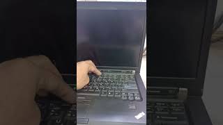 Lenovo Thinkpad T410 screen light on but no display solution t410 laptoprepairdisplay viralshort [upl. by Adnic144]