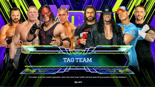 Brother Vs Brother  Team Kane Vs Team Undertaker  Tag Team Match  WWE 2k24 [upl. by Leeban462]