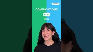 Learn conjugations in Spanish shorts spanish spanishlessons [upl. by Akinaj]