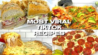 MOST VIRAL TIKTOK RECIPES [upl. by Geri]