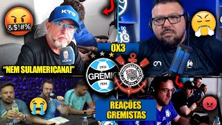 REAÇÕES dos GREMISTAS FURIOSOS com a DERROTA  GRÊMIO 0X3 CORINTHIANS REACT BRASILEIRÃO 2024 [upl. by Norra493]