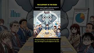 No 303 The elephant in the room vocabulary anime idioms business [upl. by Leatrice]