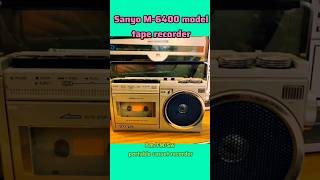 Saniyo m6400f antic cassette playervintageradio oldradio antiqueradio viral short [upl. by Ellehsal]