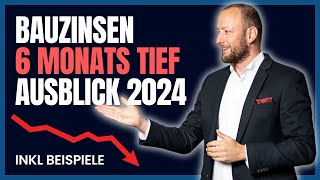 Bauzinsen Entwicklung Dezember 2023 inkl Beispiele amp Prognose 2024 baufinanzierung [upl. by Suiravat]