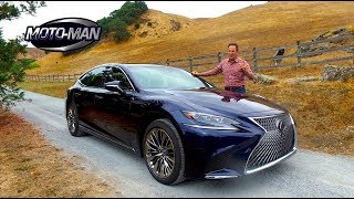 2018 Lexus LS 500h Multi Stage Hybrid HEV FIRST DRIVE REVIEW 3 of 3 [upl. by Anilehs]