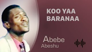 Abebe Abeshu Koo yaa baranaa  Oromo Music [upl. by Greff]