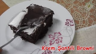 Krem Şantili Browni yapımı [upl. by Zug78]