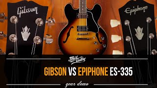 Can the Epiphone be THAT good Epiphone ES335 vs Gibson ES335 [upl. by Nautna]