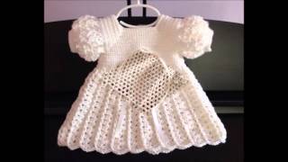 Vestido de crochê para bebe [upl. by Lukasz]