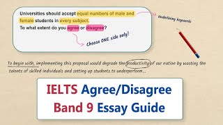 IELTS Task 2 Sample Band 9 AgreeDisagree Essay [upl. by Nosnhoj]