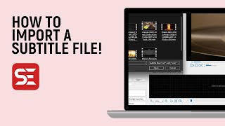 How to import a subtitle file in subtitle edit software easy [upl. by Leunas]