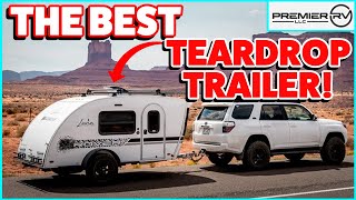 inTech Luna Compact Stylish Ready for Adventure Teardrop Camper RV Review [upl. by Corly]