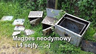 4 sejfy bagnet połowy magnesem neodymowym w Anglii [upl. by Glenda]