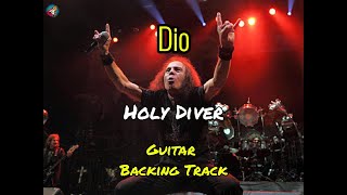 Dio Holy Diver Guitar Backing Track With Vocals [upl. by Hynda981]