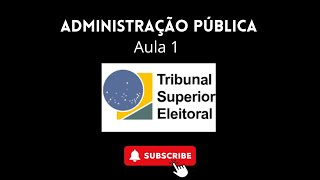 TSE Unificado  Administração Pública  Conhecimentos Específicos [upl. by Hephzibah]