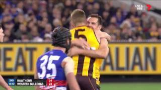 SemiFinal AFL  Hawthorn v Western Bulldogs Highlights [upl. by Aihsemaj]