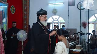 Orthodox Wedding Kireedam Vazhvu by HG Dr Yuhanon Mar Diascoros metropolitan  Bridegroom amp Bride [upl. by Eenttirb174]