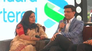 Sourav Ganguly Vinod Rai Boria Majumdar at Kolkata Literary Meet 2018 [upl. by Bagley586]