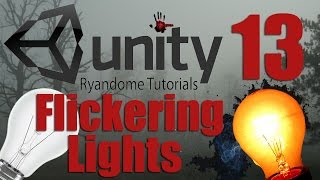 Flickering Lights How to make a Horror game 13 Unity 3D [upl. by Azila844]