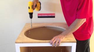 How to install undermount sinks [upl. by Znerol470]