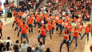 A Gift from the Faculty  UPTOWN FUNK Short Film with Flash mob at Eaglemania [upl. by Hanyaz]