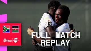 Last Minute DRAMA  South Africa v Kenya  Dubai 2024 HSBC SVNS  Full Match Replay [upl. by Werner916]