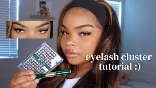 My EASYFLAWLESS Eyelash Cluster Tutorial  detailed amp easy [upl. by Rebliw159]